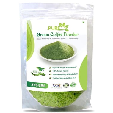 Simply Herbal Pure Green Coffee Powder, 225 g Natural