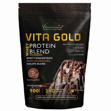 Vitaminnica Vita Gold Whey Protein Blend, 1.98 lb Irish Cream Chocolate
