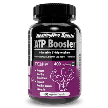 HealthyHey Sports ATP Booster, 30 veggie capsule(s) Unflavoured