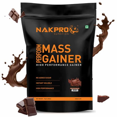 Nakpro Perform Mass Gainer, 2.2 lb Double Rich Chocolate