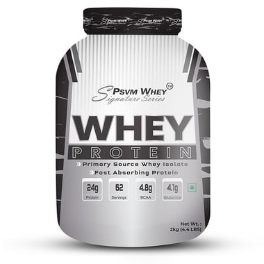 PSVM Whey Signature Series Whey Protein, 4.4 lb Kaju Pista