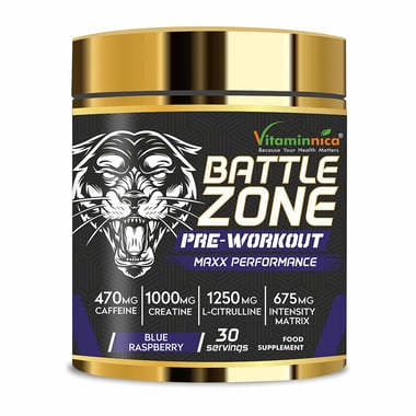 Vitaminnica Battle Zone Pre-Workout, 0.53 lb Blue Raspberry