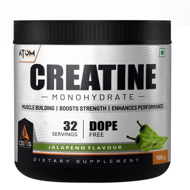 AS-IT-IS Nutrition ATOM Creatine Monohydrate, Jalapeno 0.22 lb