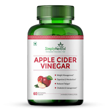 Simply Herbal Apple Cider Vinegar, 90 capsules Unflavoured