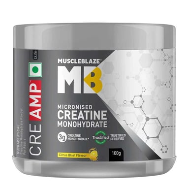 MuscleBlaze Creatine Monohydrate (Old MRP), Citrus Blast 0.22 lb