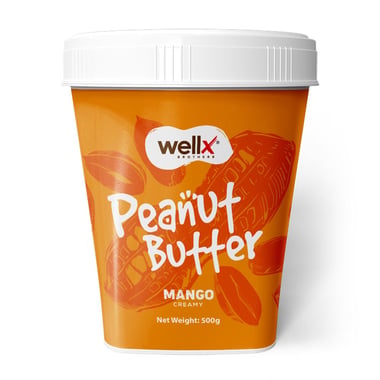 WellX Peanut Butter,  500 g  Mango Creamy 