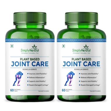 Simply Herbal Plant Based Joint Care (Pack of 2), 60 tablet(s)