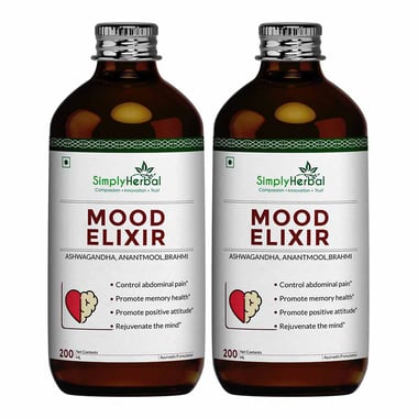Simply Herbal Mood Elixir (Pack of 2),  200 ml 