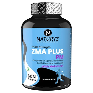 Naturyz Triple Strength ZMA Plus PM with Melatonin, 60 tablet(s) Unflavoured