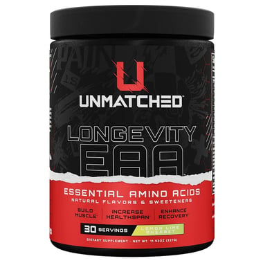 Unmatched Longevity EAA, Lemon Lime Sherbet 0.72 lb 30 Servings