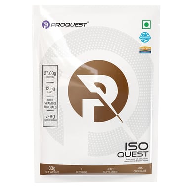 Proquest Iso Quest Whey Protein Isolate, 0.072 lb Milk Chocolate