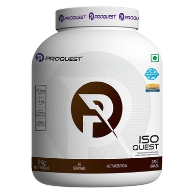 Proquest Iso Quest Whey Protein Isolate,  4.4 lb  Cafe Brazil 