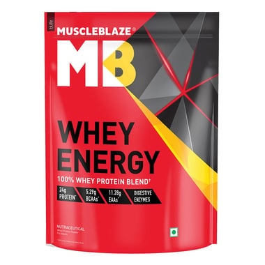 MuscleBlaze Whey Energy with Digezyme,  4.4 lb  Chocolate 