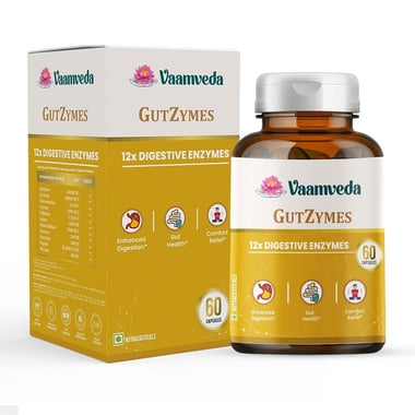 Vaamveda GutZymes, 60 capsules