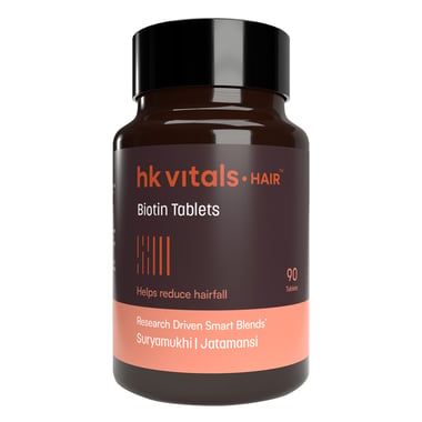 HealthKart HK Vitals Biotin, 90 tablet(s) Unflavoured
