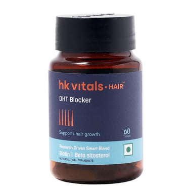 HealthKart HK Vitals DHT Blocker with Biotin, 60 tablet(s) Unflavoured