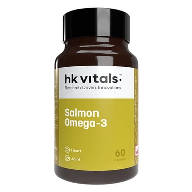 HealthKart HK Vitals Salmon Omega-3, 60 capsules