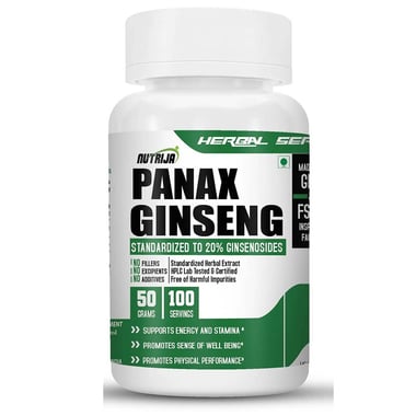 NutriJa Panax Ginseng Extract, 50 g
