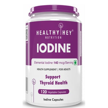 HealthyHey Nutrition Iodine,  120 veggie capsule(s) 