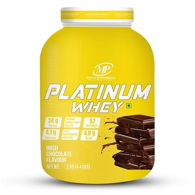 Muscle Performance Platinum Whey,  4.4 lb  Irish Chocolate 