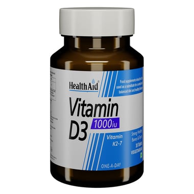 HealthAid Vitamin D3 (1000 iu), 30 tablet(s) Unflavoured