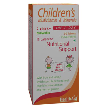HealthAid Children's Multivitamins & Minerals, 90 chewable tablet(s) Tutti Frutti