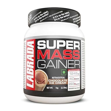 Labrada Super Mass Gainer, 2.2 lb Chocolate Ice Cream