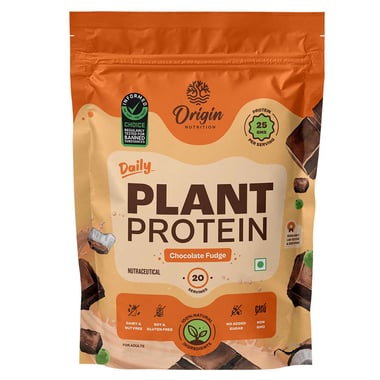 Origin Nutrition Plant Protein,  1.80 lb  Chocolate Fudge 