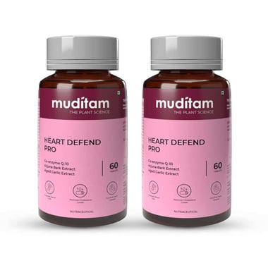 Muditam Heart Defend Pro (Pack of 2), 60 tablet(s)