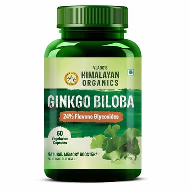 Vlado's Himalayan Organics Ginkgo Biloba 500mg, 60 capsules