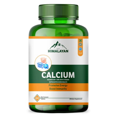Divya Himalayan Premium Calcium Magnesium + Zinc with Vitamin D3,  60 tablet(s)  Unflavoured 