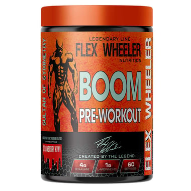 Flex Wheeler Nutrition Boom Pre Workout, 0.99 lb Strawberry Kiwi