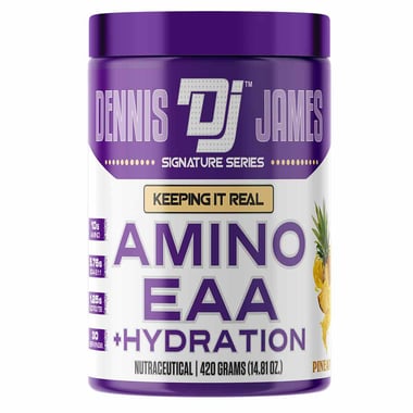 Dennis James Signature Series Amino EAA+ Hydration, Pineapple 0.92 lb 30 Servings