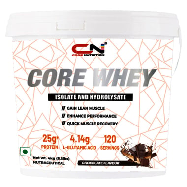 Core Nutrition Core Whey Isolate and Hydrolysate, 8.8 lb Chocolate