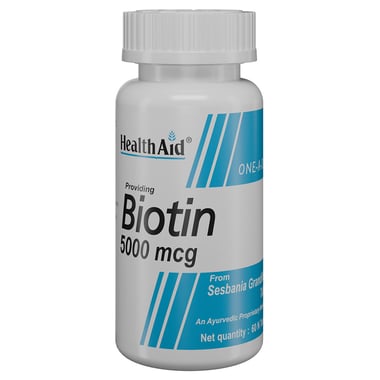 HealthAid Biotin 5000µg, 60 tablet(s) Unflavoured