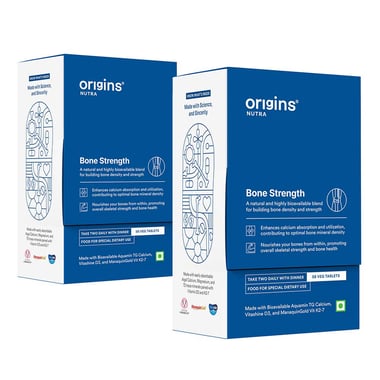 Origins Nutra Bone Strength, 56 tablet(s) Unflavoured (Pack of 2)