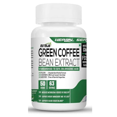 NutriJa Green Coffee Bean Extract 800mg, 50 g