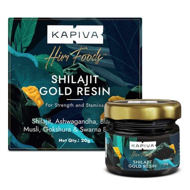 Kapiva Him Foods Shilajit Gold Resin,  20 g 