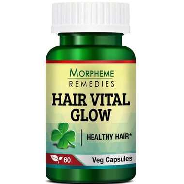 Morpheme Remedies Hair Vital Glow Extract (500 mg), 60 veggie capsule(s) Unflavoured