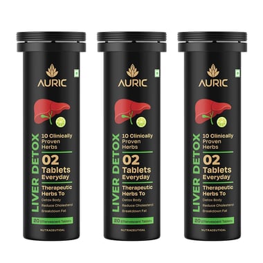 Auric Liver Detox with 10 Ayurvedic Herbs Tangy Jamun,  60 tablet(s) 