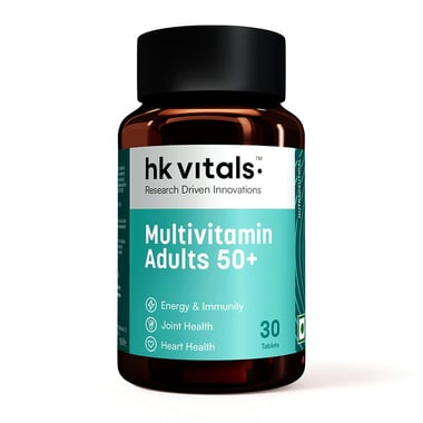 HealthKart HK Vitals Multivitamin Adults 50+,  Unflavoured  30 tablet(s) 