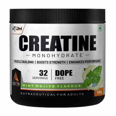 AS-IT-IS Nutrition ATOM Creatine Monohydrate,  Mint Mojito  0.22 lb 