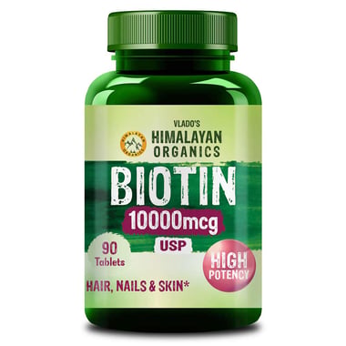 Vlado's Himalayan Organics Biotin 10000mcg, 90 tablet(s) USP