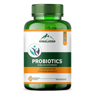 Divya Himalayan Probiotics 50 Billion CFU, 60 capsules Unflavoured