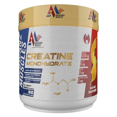Americanz Muscles Creatine Monohydrate, Mango Madness 0.66 lb
