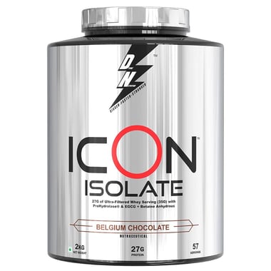 Divine Nutrition Icon Isolate,  4.4 lb  Belgium Chocolate 