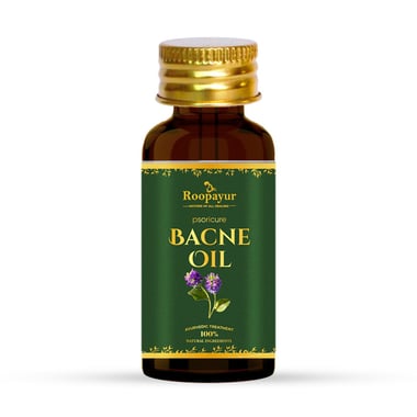 Roopayur Bacne Oil, 30 ml for All Skin Types