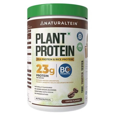 NATURALTEIN Plant Protein, 1.1 lb Coffee