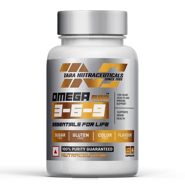 Tara Nutraceuticals Omega Pro 3-6-9, 60 capsules