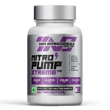 Tara Nutraceuticals Nitro Pump,  72 capsules  Unflavoured 